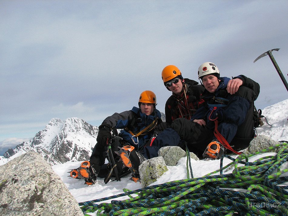 tatry 243.jpg - A to jsme my, hasiči :) Východná Vysoká (2429m)